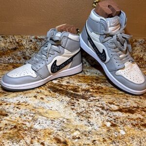 Dior x Nike High-Top Sneakers